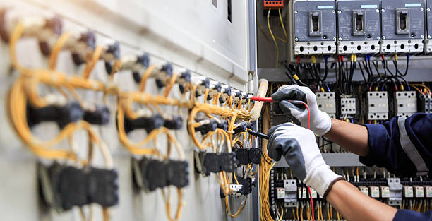 Professional Electrician technician working in Owings, MD